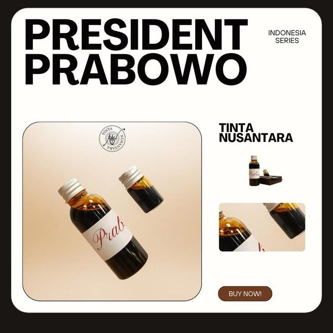 

Tinta Kaligrafi & Fountain Pen - President Prabowo