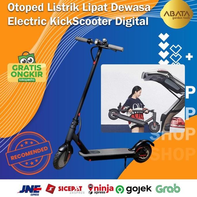 PROMO Skuter Listrik Lipat Otoped Dewasa Baterai 6.6 AH Ban 8.5 Inch Electric KickScooter Powerful D