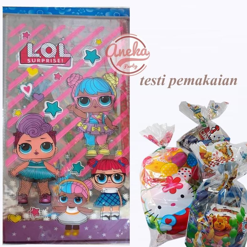

Ryu-56 Plastik Snack Karakter / Plastik Souvenir Ulang Tahun / Plastik Bingkisan Kado Ultah / Plastik Opp Ryu-56