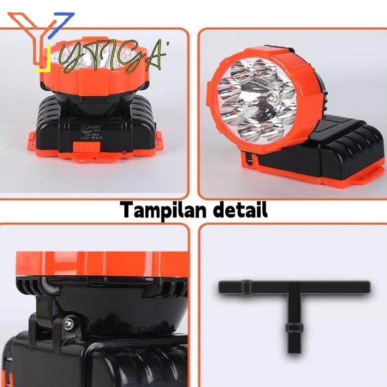 Promo Senter Kepala Lampu Kepala Led Bisa Ganti Copot Baterai Batre Silaumen Silau Men Led Terlaris