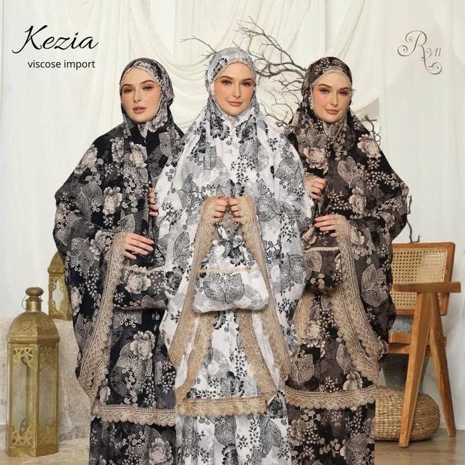 Mukena Kezia Viscose Import Katun Rayon Premium
