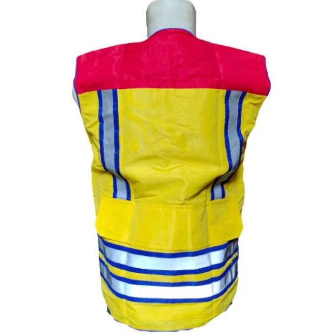 Rompi Safety Vest Pupr Parasut 3M Scothlite Pekerja Pu Project Perumahan Jalan Tol Pekerja Proyek La