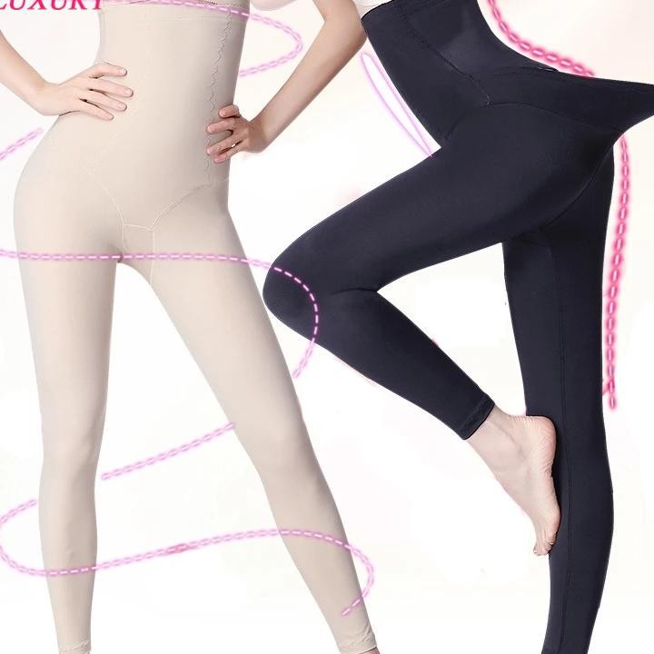 Luxurybla Legging Postpartum Corset Korset Legging Hitam Perut Paha