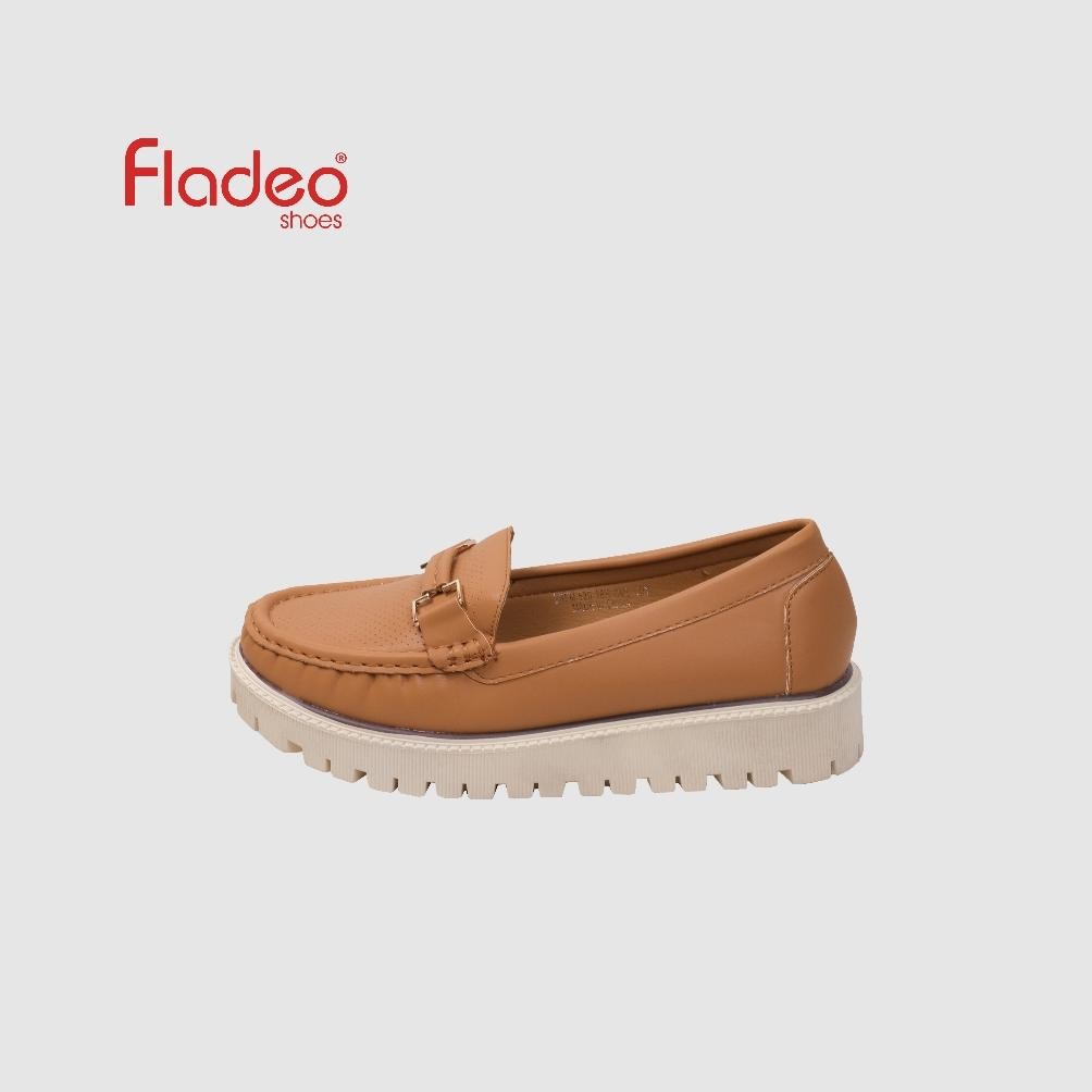 Fladeo B24/LSFM520-3BR/Sepatu Formal Moccasin Wanita [ Formal Shoes ]