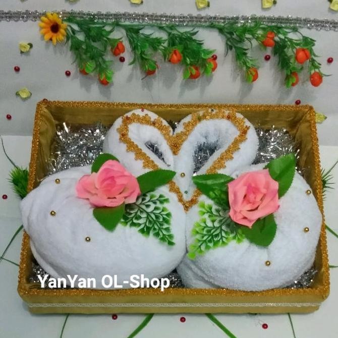 HANTARAN HANDUK DAN KIMONO ANGSA COUPLE hh6