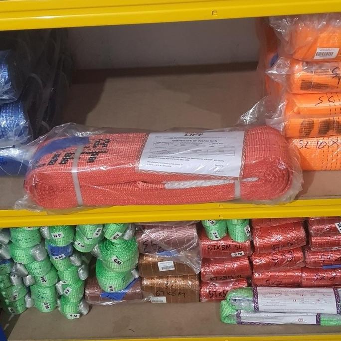 Superlift Polyester Webbing Sling 5Ton X 8Meter/Webing Tali Angkat Co