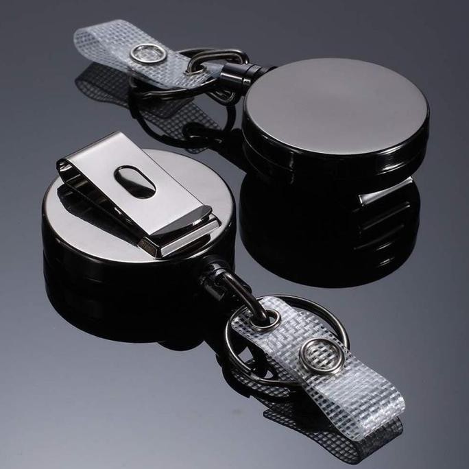 

Stok Terbatas Keychain Gantungan Kunci Rumah Name Tag Tali Yoyo Gulung Serbaguna