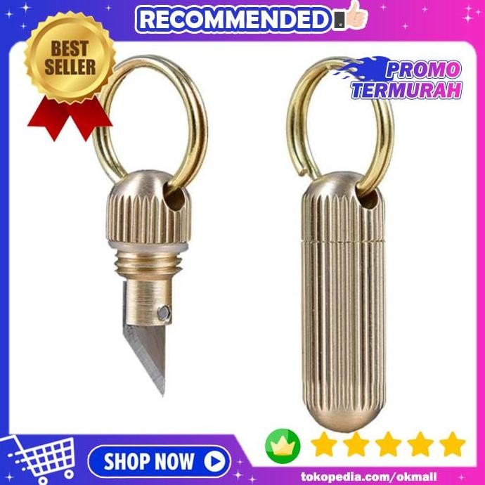 

Stok Terbatas Gantungan Kunci Pisau Cutter Mini Multifungsi Serbaguna Keychain