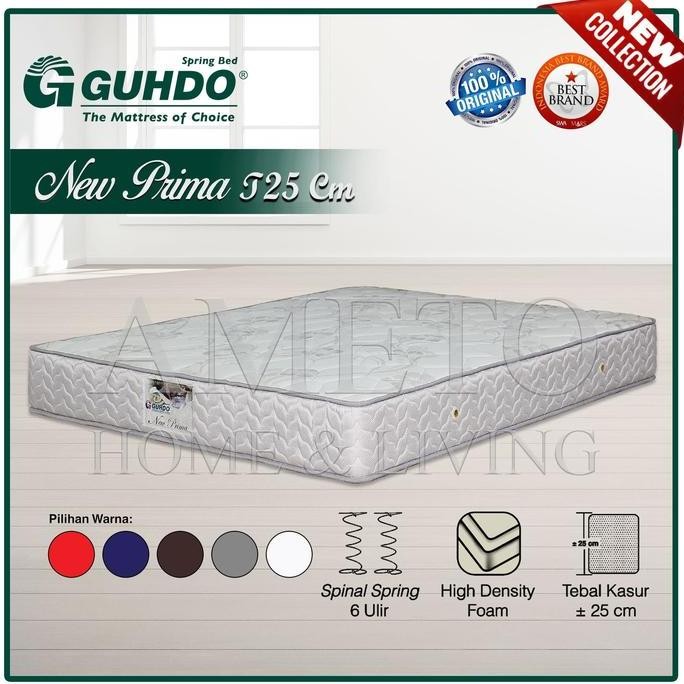 SL Guhdo Spring bed Kasur New Prima T 25 cm, 90 100 120 140 160 180 200x200 - Guhdo SpringBed
