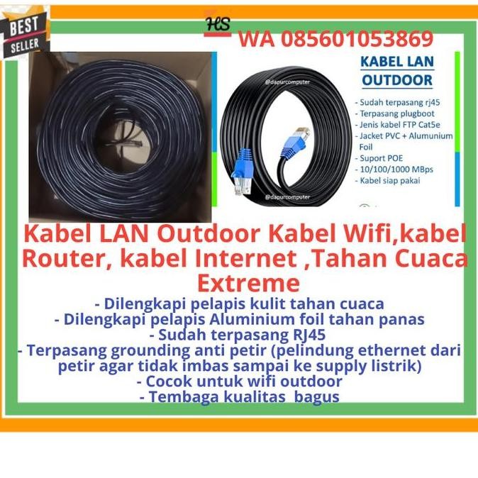 Kabel LAN Outdoor Kabel Wifi kabel Router Kabel Internet 50 Meter
