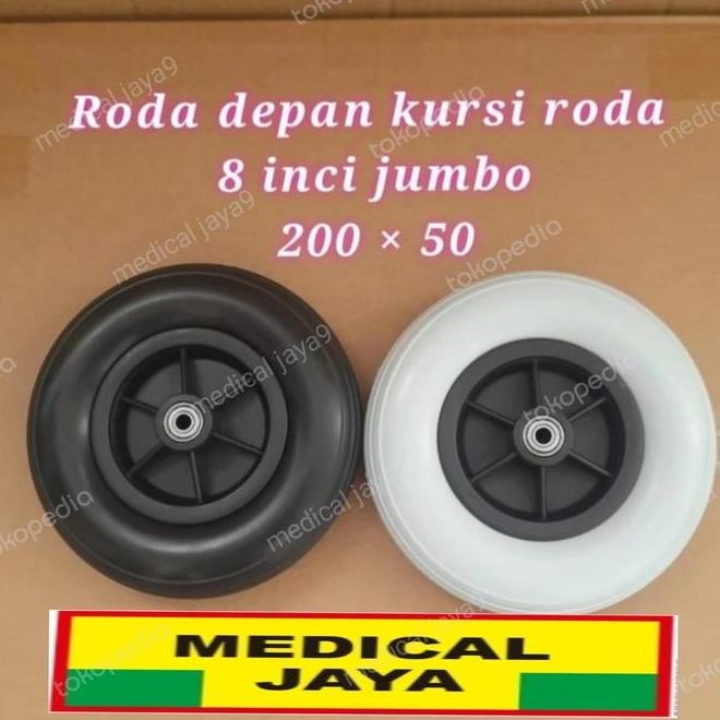 Diskon Ban Kursi Roda Elektrik Big-Size Skuter Ban Mati Roda Depan Uk. 200X50 Ready