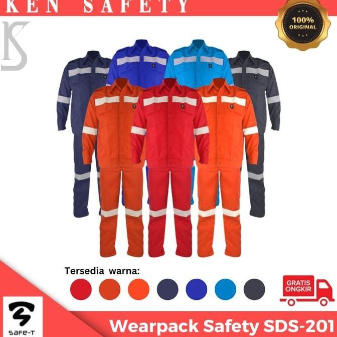 Wearpack Safety Seragam Kerja Baju Kerja Setelan Coverall Safe-T 1 Set Co