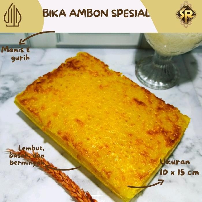

IX Bika Ambon Medan Premium Spesial Manis & Gurih Lembut Basah Bisa Untuk Ngopi Ngeteh Cemilan Frozen Makanan - Food