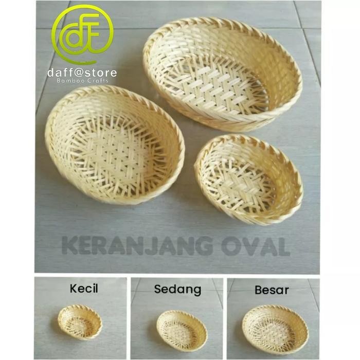 

IX Keranjang Kecil anyaman bambu untuk hampers parcel buah dan snack