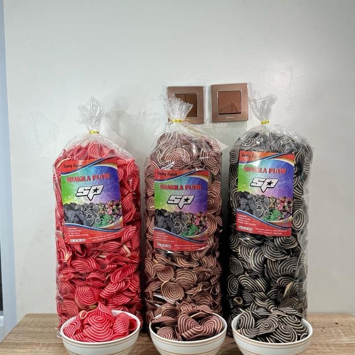 

IX Kue Kuping Gajah 1 KG Snack Food Cemilan/Makanan Manis