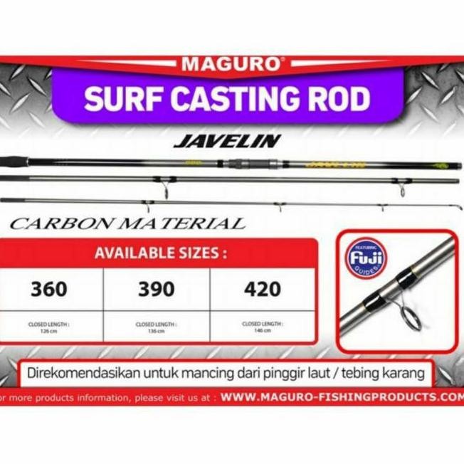 Joran Spinning Surf Maguro Javelin Sambung 3 (360/390)