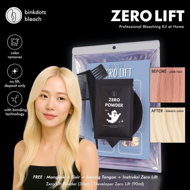 Terlaris Binkdotz Zero Lift (Hair Color Remover) Ready