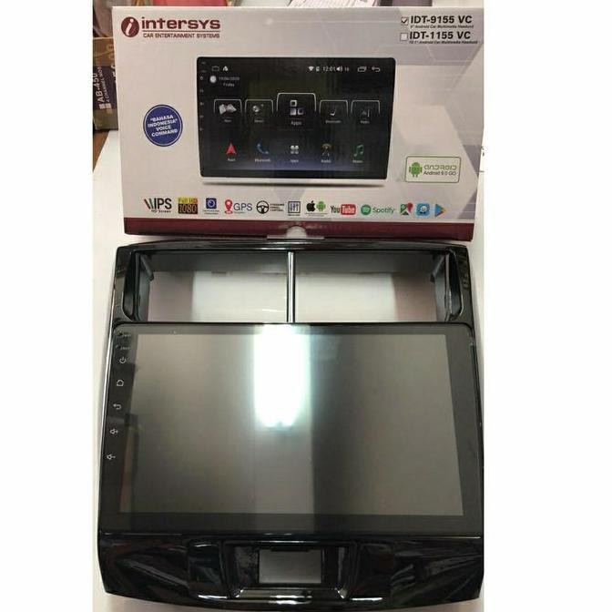 headunit mobil intersys IDT-9155 VC android + frame AVANZA