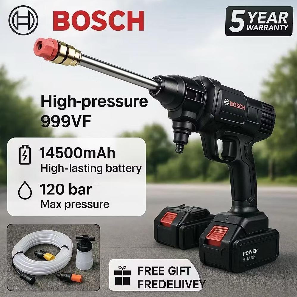Bosch 999VF Semprotan Air Tanpa Kabel Jet Cleaner Alat Cuci Motor Mobil Cuci Staem Ac Mobil Screen S