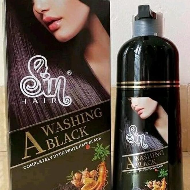 Terlaris Sin Hair Shampoo Pewarna Rambut Untuk Uban Import Dari Jepang 500Ml Original Ready