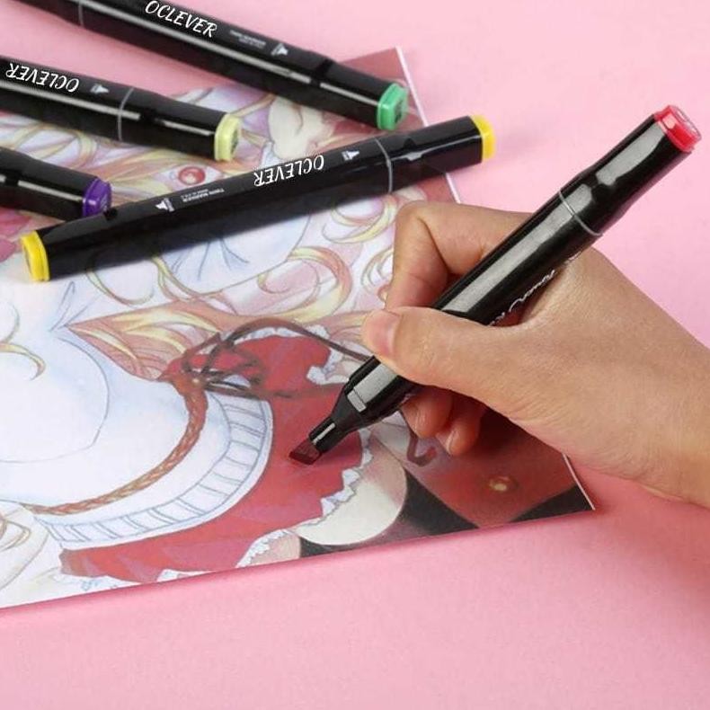 

KP172 - SPIDOL WARNA WARNI SKETSA SPIDOL UMUM 1 SET SKETCH MARKER 2 TIP TOUCH MARKER SPIDOL ANAK 48 60 80 WARNA