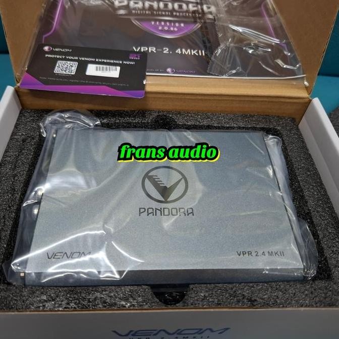 Processor Venom pandora Vpr 2.4 DSP Venom amplifier parametrik EQ 2.4