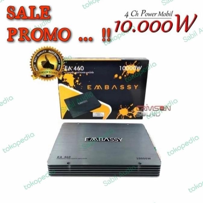POWER EMBASSY EA-460 POWER EMBASSY EA 460 POWER 4 Ch EMBASSY EA - 460