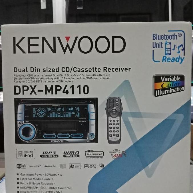 Double din kenwood dpx mp4110 - tape kenwood dpxmp4110 - radio tape