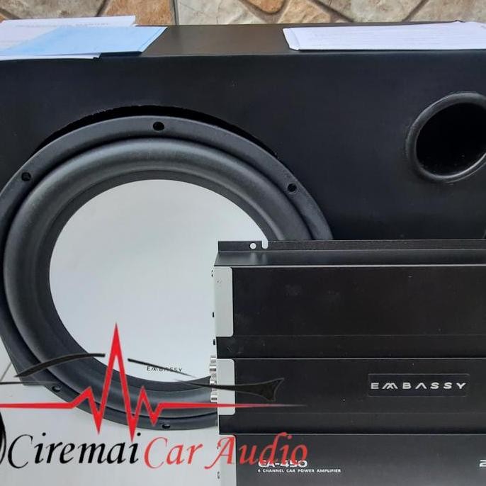 paket subwoofer embassy 12 inch