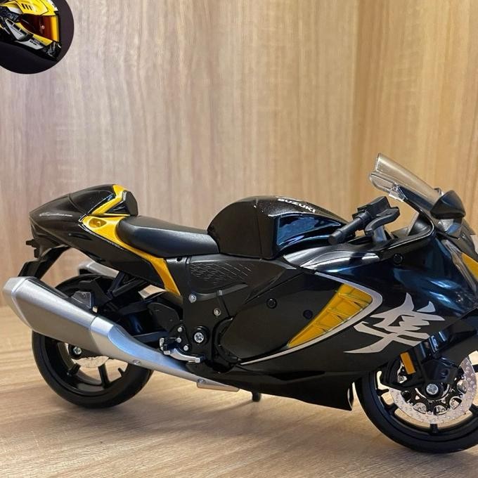 Diecast Miniatur Motor Suzuki Hayabusa New Skala 112