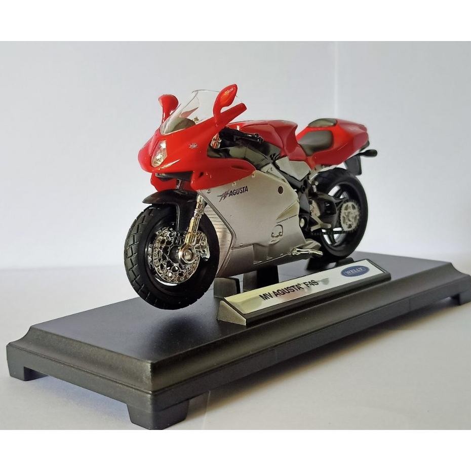 Diecast Motor Mv Agusta F4S Miniatur Motor Sport Welly 18