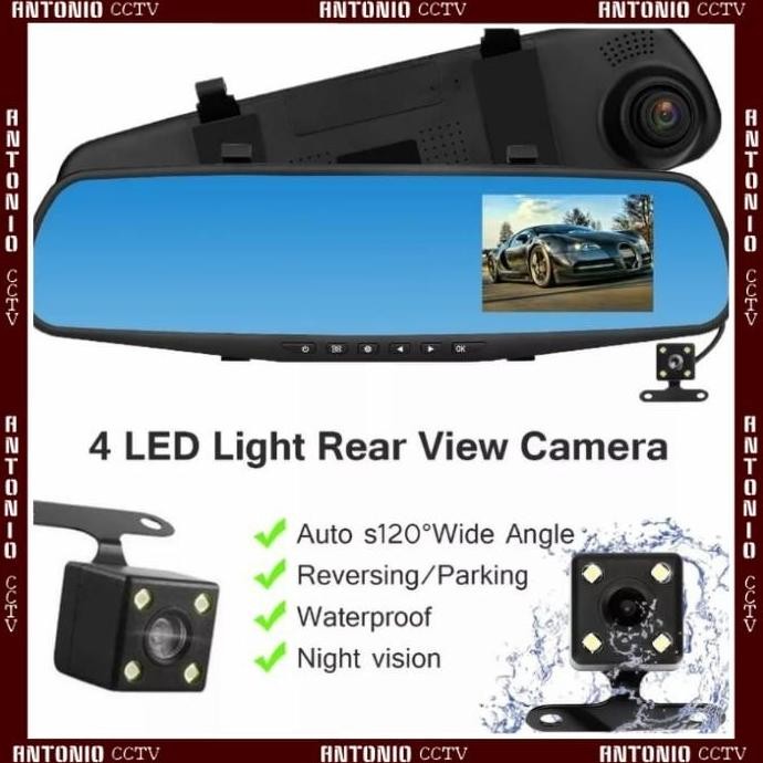 KAMERA CCTV SPION MOBIL 2CAMERA DEPAN BELAKANG