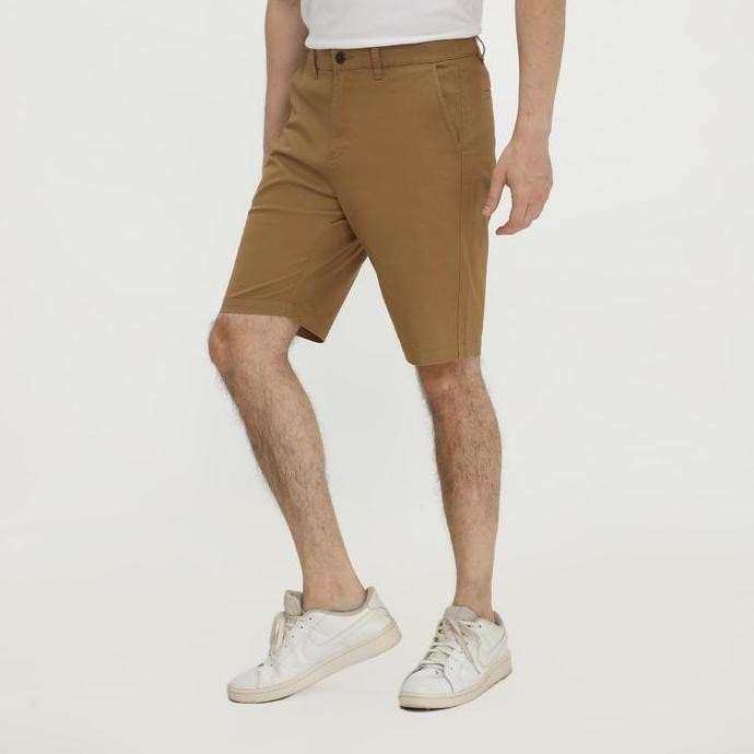 Platini Celana Pendek Chino Katun Brown 5345