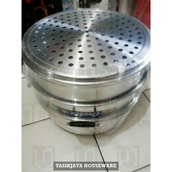 (Ready) Kalakat Panci Kukus 40 Cm / Klakat Kukusan Orchid 40Cm Susun 3 Bestseller