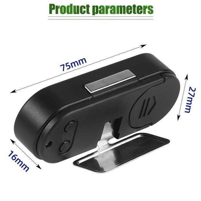 Termometer Jam Digital Dashboard Mobil Led Blacklight Biru Dengan Termometer Untuk Dashboard Mobil J