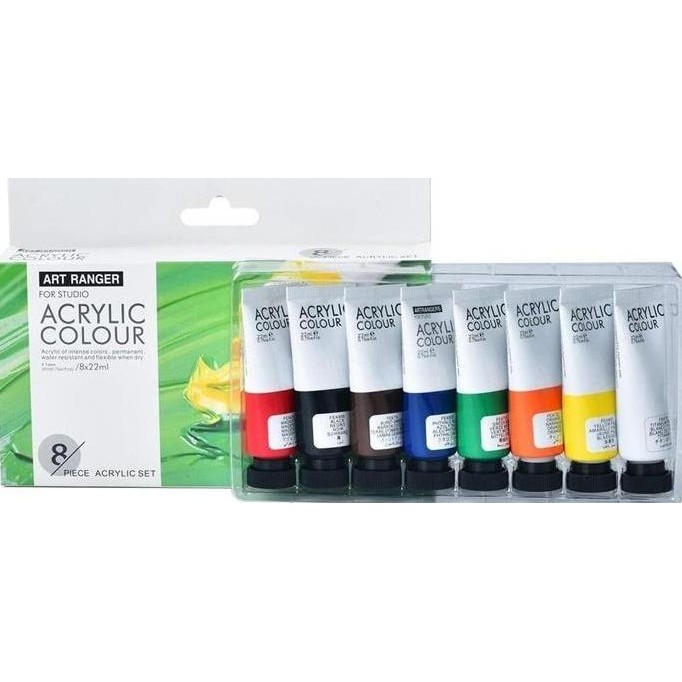 

Art Ranger Regular Acrylic Set 8 X 22Ml / Cat Akrilik