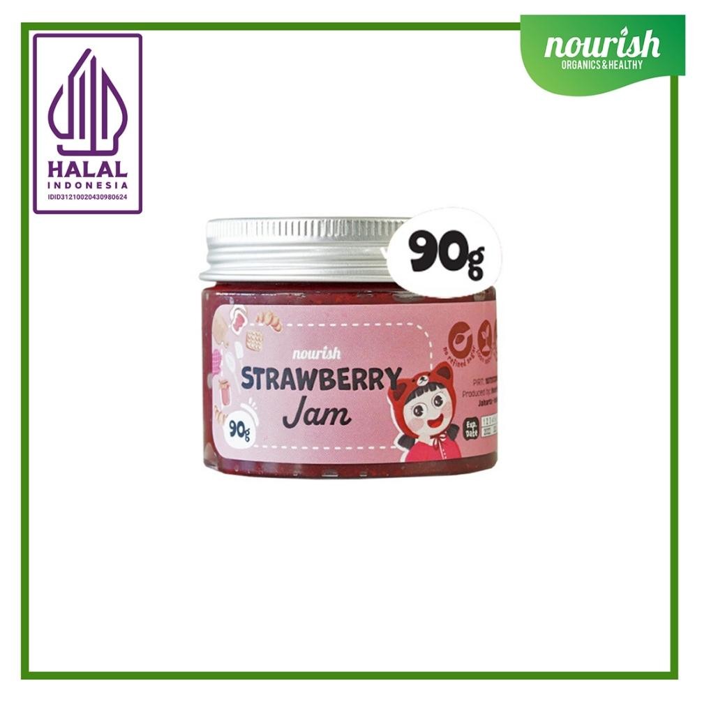 

STRAWBERRY JAM VEGAN (SELAI STRAWBERRY) RENDAH KALORI, TANPA GULA PASIR 90gr