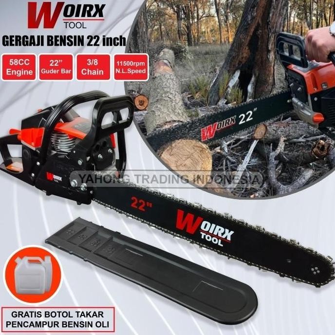 Mesin Gergaji Sinso Senso Gergaji Kayu 2 Tak 22 Inch 22" Co