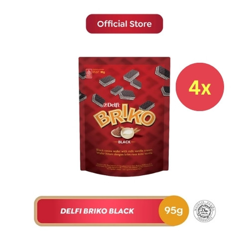

Delfi Briko Black Vanilla 95 g x4