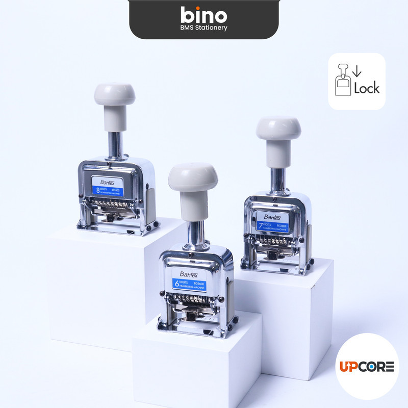 

[BMS Surabaya] Bantex Mesin Penomoran Otomatis / Numbering Machine 6 Digit / 7 Digit / 8 Digit