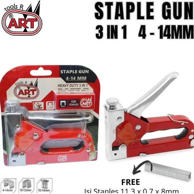 

Staple 3 In 1 Steples Gun Staples Jok Motor Kardus Sofa Dekorasi Straples Hekter Stapler Jepretan Serbaguna Art Co