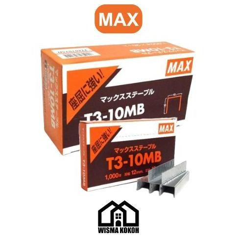 

1 Dus (20Pak Kecil) Max Gun Tacker Isi Staples T3-10Mb Co