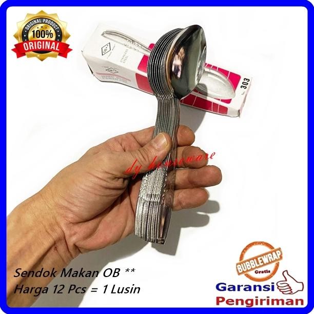 Bisa Cod 12 Pcs Sendok Regent 303/ Sendok Makan Stainless Stell Tebal Sendok Makan Stainless Ob** Ga