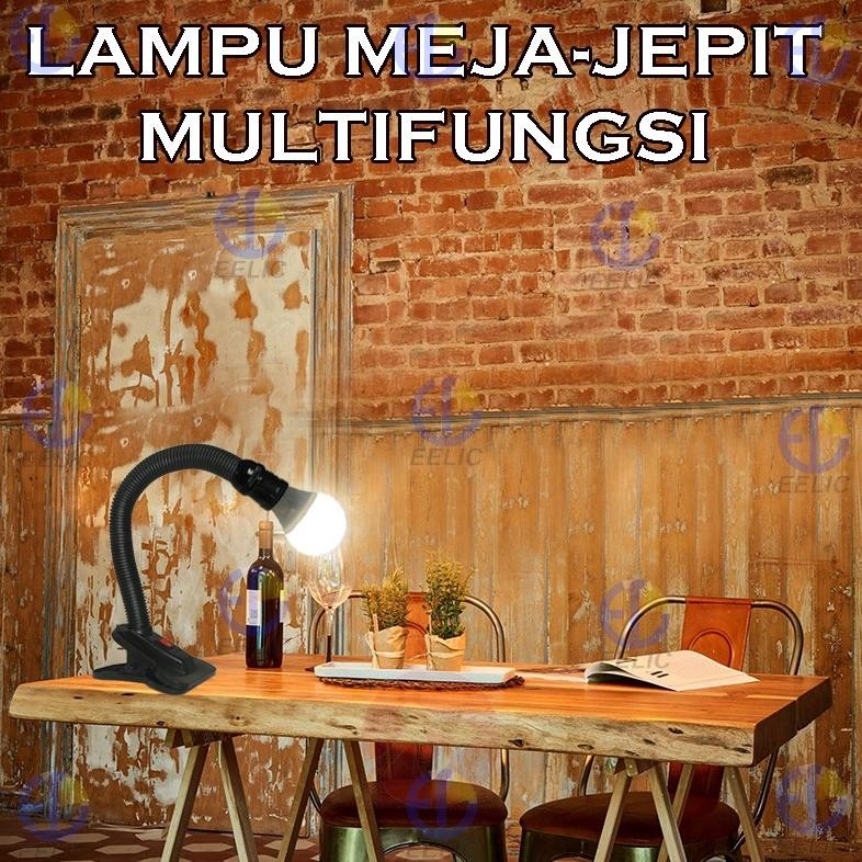 

Trendy EELIC ELC-J004 HITAM LAMPU MEJA -BACA - BELAJAR JEPIT FLEXIBLE BAHAN BERKUALITAS MULTIFUNGSI !