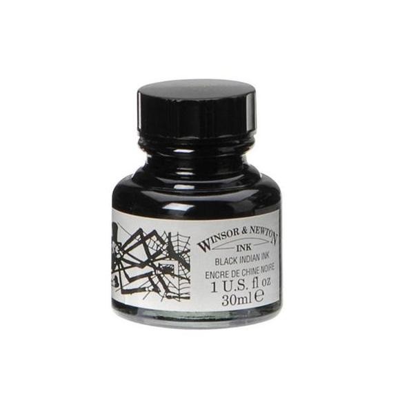 

Winsor & Newton Drawing Ink Black 30Ml (Indian Ink)
