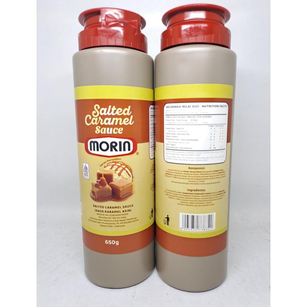

Morin Salted Caramel Tube 650g