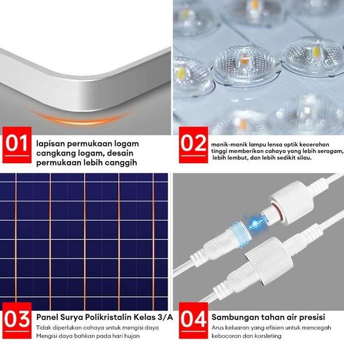 10 TahunLampu Tenaga Surya Lampu Taman Surya Plafon Rumah Lampu Langit-Langit Led Surya Outdoor Lamp