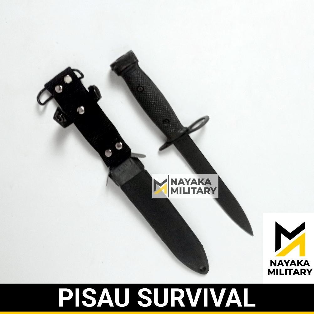 Pisau Tni Tentara Komando Peralatan Survival Tactical Camping Outdoor