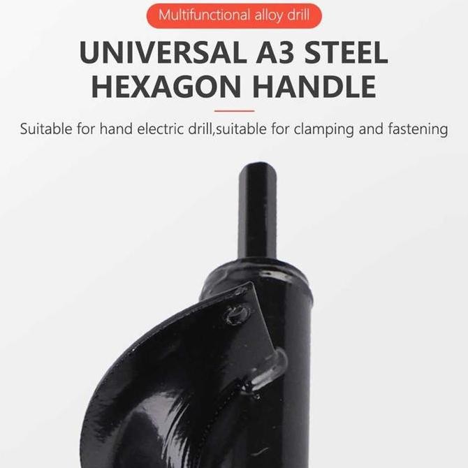 

Mata Bor Penggali Tanah Auger Spiral Drill Head Biopori - Fg08