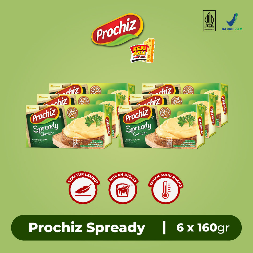 

Keju PROCHIZ Spready 160 gr x 6
